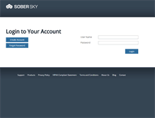 Tablet Screenshot of admin.soberlink.net